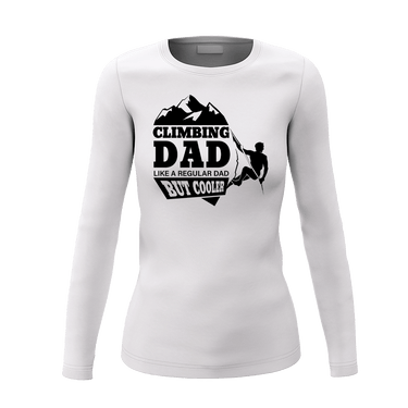 Climbing Dad Women Long Sleeve Shirt